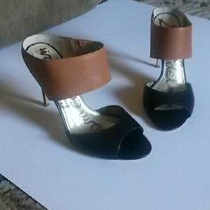Sam Edelman Colorblock Mule Heels